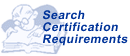 search for specific certification requirements